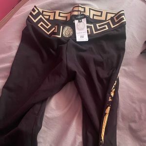 Versace outfit, shoes, purse